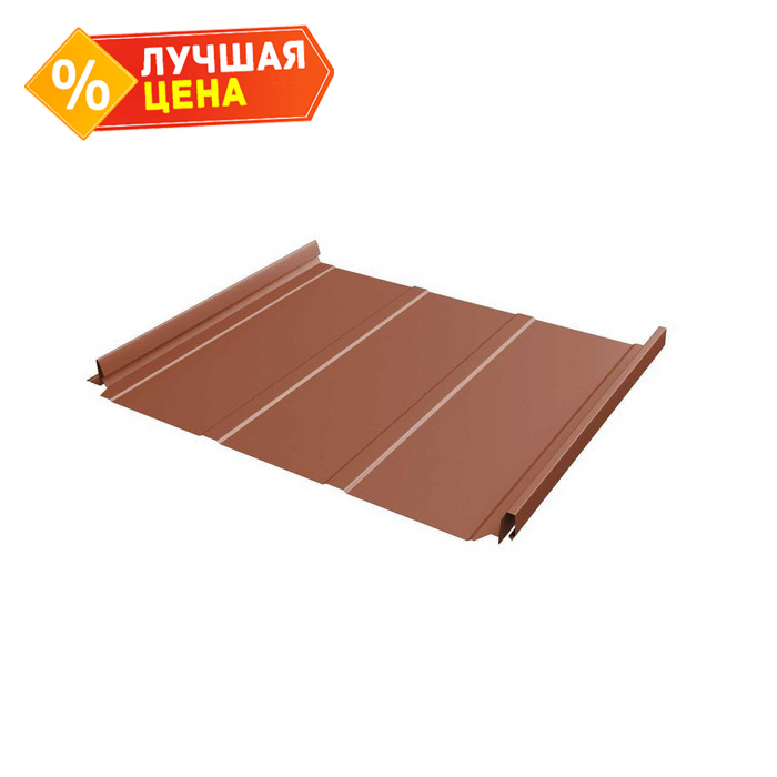 Фальцевая кровля Кликфальц Pro Grand Line 0,5 Satin Matt RAL 8004