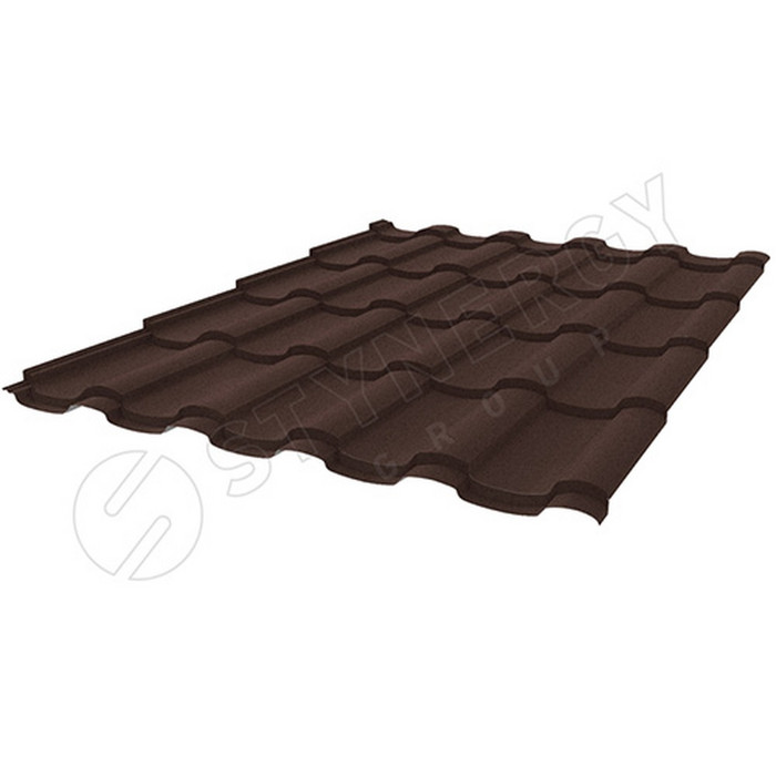 Металлочерепица Stynergy Stella Cтальной Бархат (0.5) RAL 8017