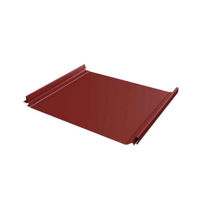 Фальцевая кровля Кликфальц Pro Grand Line 0,5 Satin RAL 3011 Коричнево-Красный - фото №1